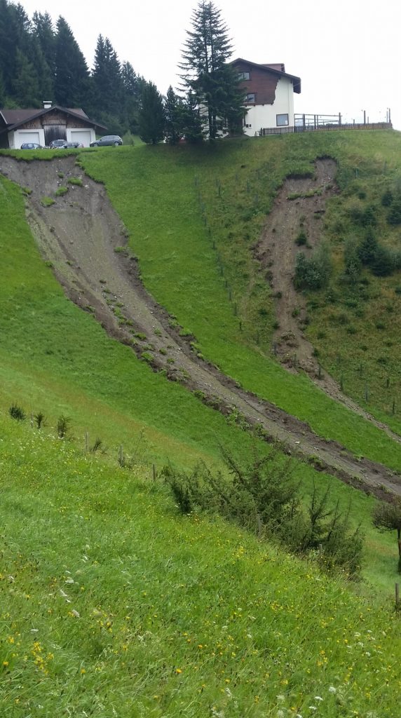 Unwettereinsatz Vermurungen