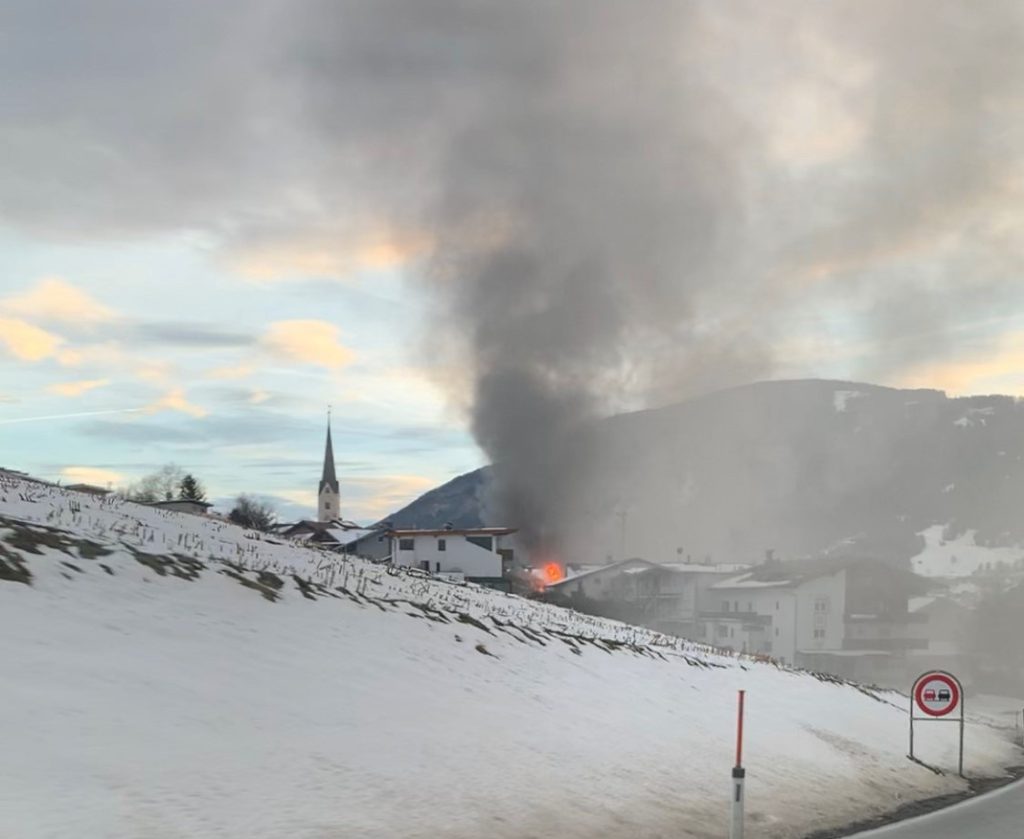 Großbrand in Patsch