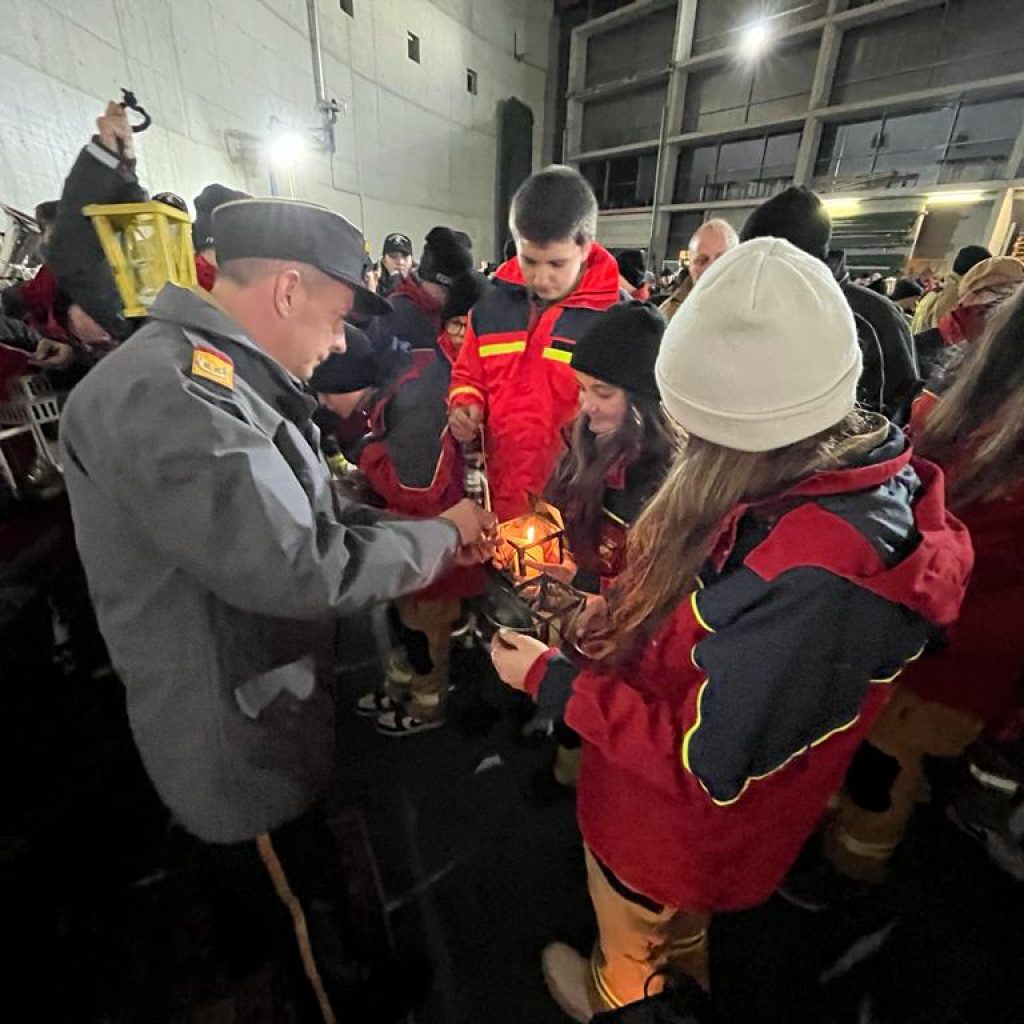 Friedenslicht und Weihnachtsfeier